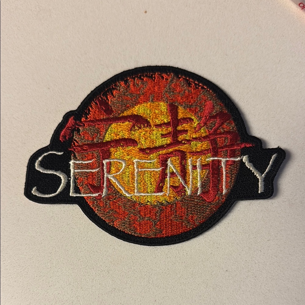 Serenity Embroidered Patch